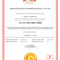 Aromatik ISO 9001