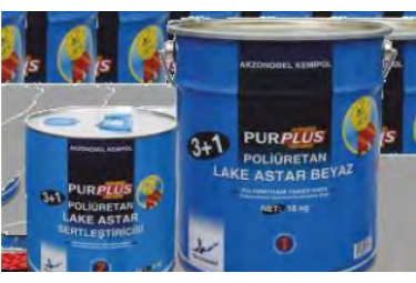 BA38B301 PURPLUS POLİÜRETAN LAKE ASTAR BEYAZ (3+1)