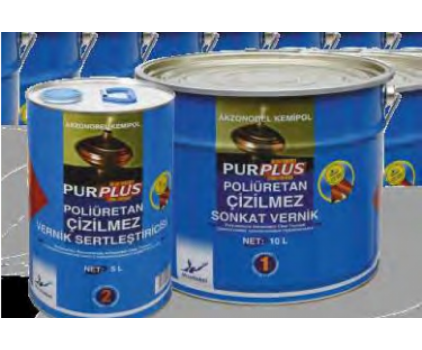 BV38Z315/325/345 PURPLUS POLİÜRETAN ÇİZİLMEZ VERNİK SERİSİ (2+1)